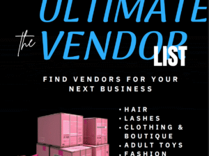 Ultimate Vendor List 3000 Venders