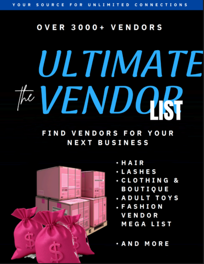 Ultimate vendor list 3000 venders