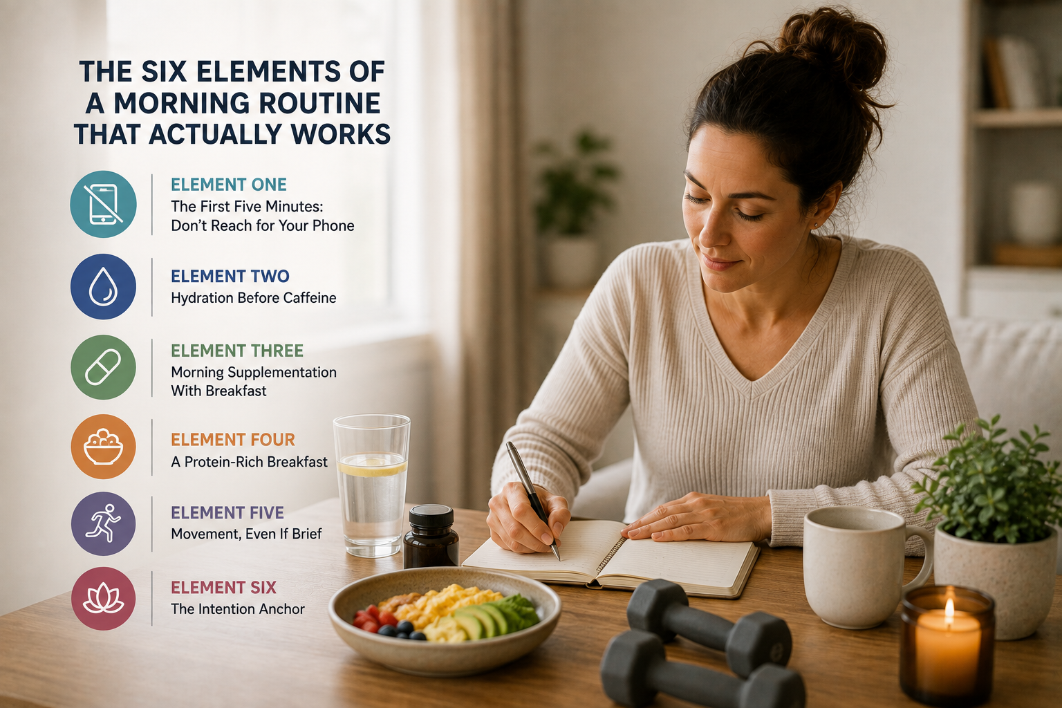 The Six Elements of a Morning Routine That Actually Works