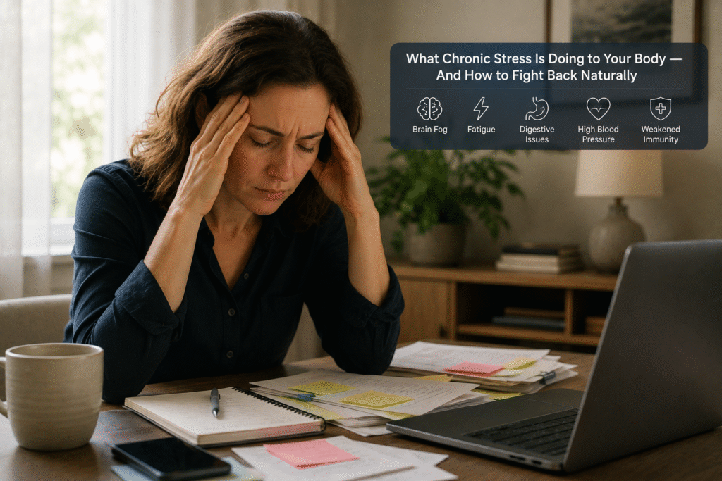 What Chronic Stress Is Doing to Your Body — And How to Fight Back Naturally