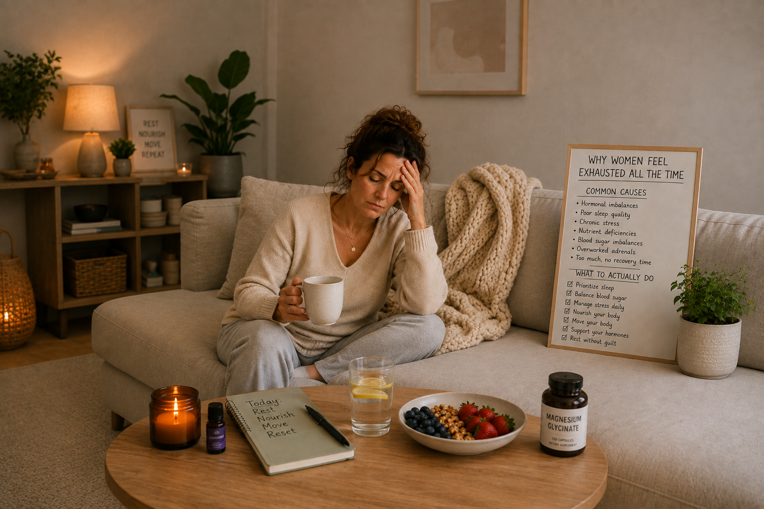 Why Women Feel Exhausted All the Time — And What to Actually Do About It